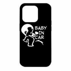 Чехол для iPhone 14 Pro Baby in car - PrintSalon