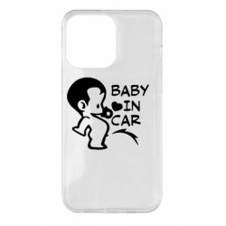 Чехол для iPhone 14 Pro Max Baby in car - PrintSalon