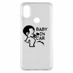 Чехол для Xiaomi Mi A2 Baby in car - PrintSalon