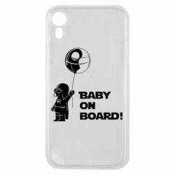 Чехол для iPhone XR Baby on board 1 - PrintSalon