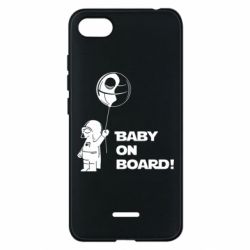 Чехол для Xiaomi Redmi 6A Baby on board 1 - PrintSalon