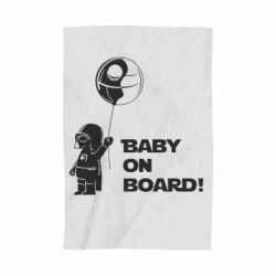 Полотенце с принтом Baby on board 1 - PrintSalon