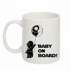Чашка 320ml Baby on board 1 - PrintSalon