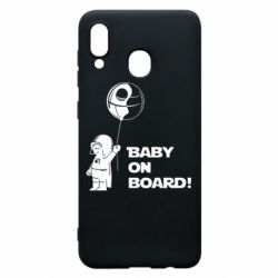 Чехол для Samsung A20 Baby on board 1 - PrintSalon