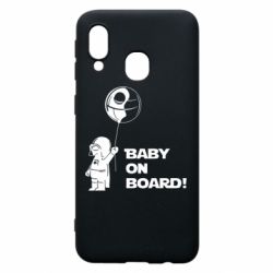 Чехол для Samsung A40 Baby on board 1 - PrintSalon
