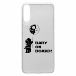 Чехол для Samsung A70 Baby on board 1 - PrintSalon