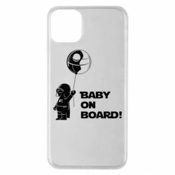 Чехол для iPhone 11 Pro Max Baby on board 1 - PrintSalon