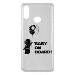 Чехол для Samsung A10s Baby on board 1 - PrintSalon