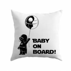 Подушка Baby on board 1 - PrintSalon