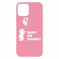 Чехол для iPhone 12 Baby on board 1 - PrintSalon