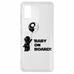 Чехол для Samsung A41 Baby on board 1 - PrintSalon