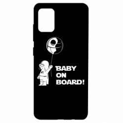 Чехол для Samsung A51 Baby on board 1 - PrintSalon