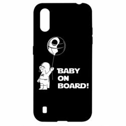 Чехол для Samsung A01/M01 Baby on board 1 - PrintSalon