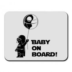 Коврик для мыши Baby on board 1 - PrintSalon