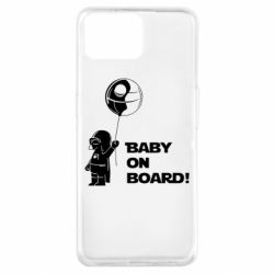 Чехол для Oppo A73 Baby on board 1 - PrintSalon