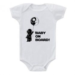 Детский бодик Baby on board 1 - PrintSalon