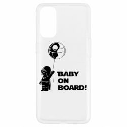 Чехол для Oppo Reno 4 Baby on board 1 - PrintSalon