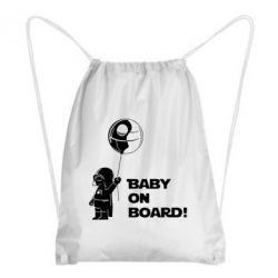 Рюкзак-мешок Baby on board 1 - PrintSalon
