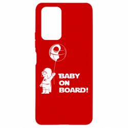 Чехол для Xiaomi Redmi Note 10 Pro Baby on board 1 - PrintSalon