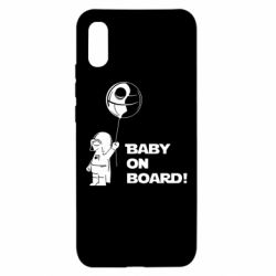 Чехол для Xiaomi Redmi 9a Baby on board 1 - PrintSalon