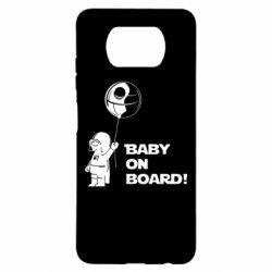 Чехол для Xiaomi Poco X3 Baby on board 1 - PrintSalon