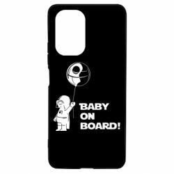 Чехол для Xiaomi Poco F3/K40 Baby on board 1 - PrintSalon