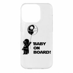 Чехол для iPhone 14 Pro Baby on board 1 - PrintSalon