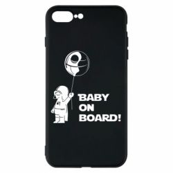 Чехол для iPhone 8 Plus Baby on board 1 - PrintSalon