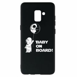 Чехол для Samsung A8+ 2018 Baby on board 1 - PrintSalon