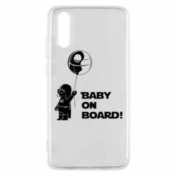 Чехол для Huawei P20 Baby on board 1 - PrintSalon