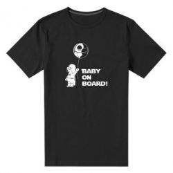 Мужская футболка премиум Baby on board 1 - PrintSalon