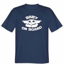 Мужская футболка Stedman Baby on board yoda - PrintSalon