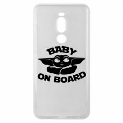 Чехол для Meizu Note 8 Baby on board yoda - PrintSalon