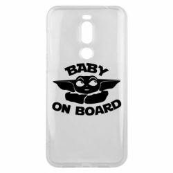 Чехол для Meizu X8 Baby on board yoda - PrintSalon