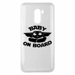 Чехол для Xiaomi Pocophone F1 Baby on board yoda - PrintSalon