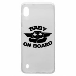 Чехол для Samsung A10 Baby on board yoda - PrintSalon