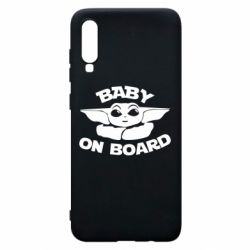 Чехол для Samsung A70 Baby on board yoda - PrintSalon