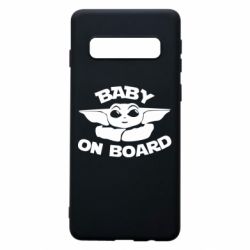 Чехол для Samsung S10 Baby on board yoda - PrintSalon
