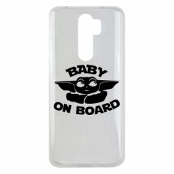 Чехол для Xiaomi Redmi Note 8 Pro Baby on board yoda - PrintSalon