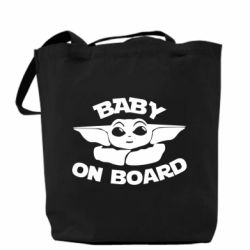 Шоппер Baby on board yoda
