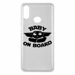 Чехол для Samsung A10s Baby on board yoda - PrintSalon