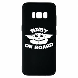 Чехол для Samsung S8 Baby on board yoda - PrintSalon