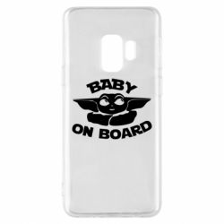 Чехол для Samsung S9 Baby on board yoda - PrintSalon