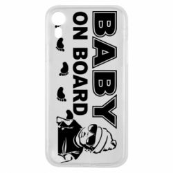 Чехол для iPhone XR Baby on board - PrintSalon