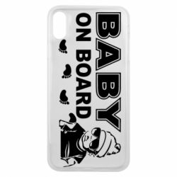 Чехол для iPhone Xs Max Baby on board - PrintSalon