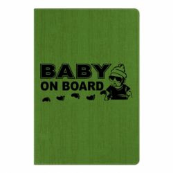 Блокнот с принто Baby on board - PrintSalon
