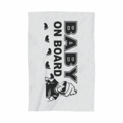 Полотенце с принтом Baby on board - PrintSalon