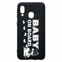 Чехол для Samsung A40 Baby on board - PrintSalon