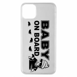 Чехол для iPhone 11 Pro Max Baby on board - PrintSalon