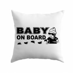 Подушка Baby on board - PrintSalon